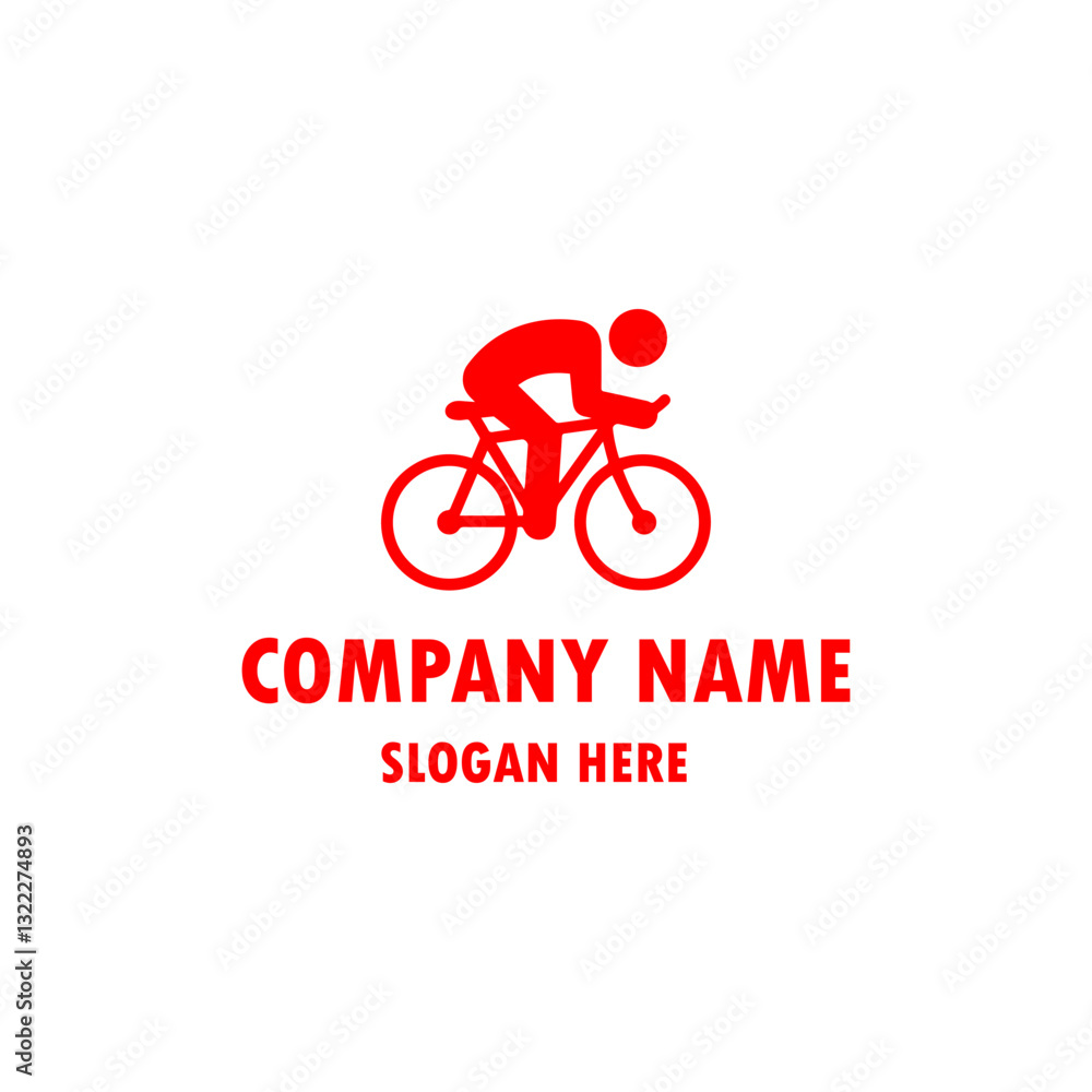 cycling race stylized symbol, outlined cyclist vector silhouette cycling race stylized symbol, outlined cyclist vector silhouette