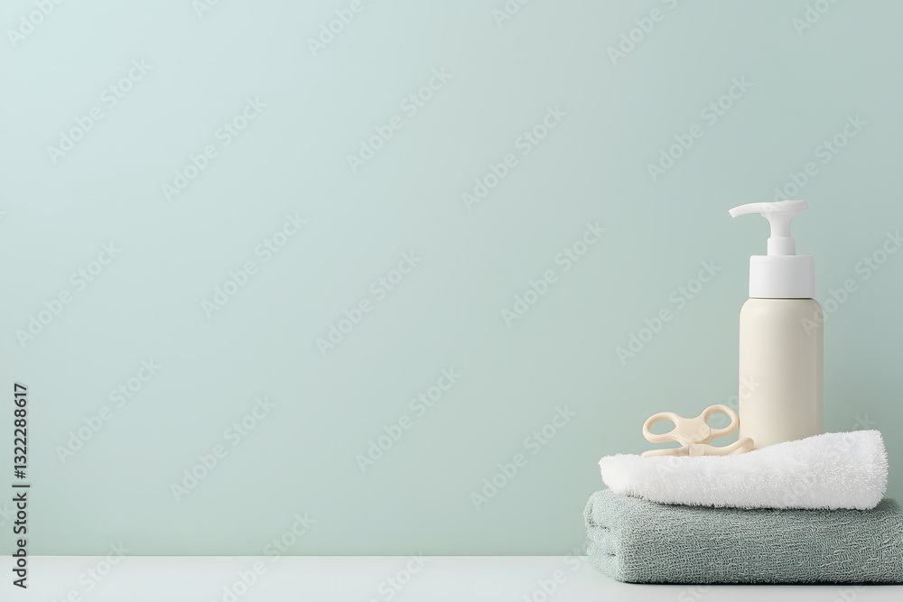 soap and towel soap and towel