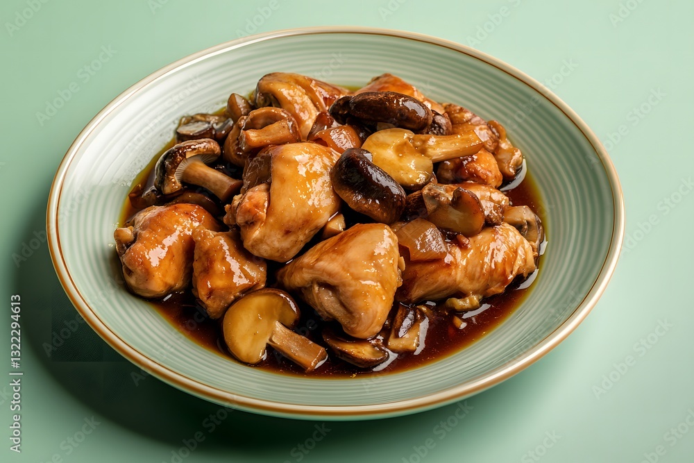 Detailed Traditional Chinese Cuisine AI Art Isolated In Clean Background Detailed Traditional Chinese Cuisine AI Art Isolated In Clean Background