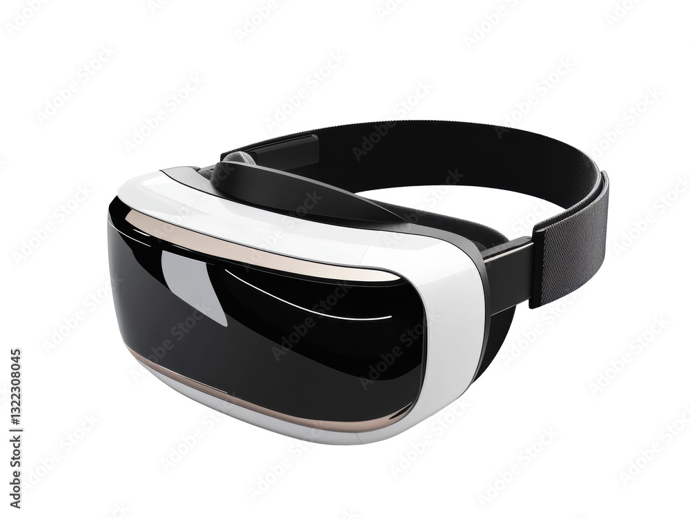 High-tech virtual reality headset designed for immersive experiences High-tech virtual reality headset designed for immersive experiences