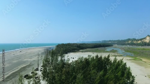 Drone View of Cox’s Bazar, Bangladesh | The World’s Longest Sea Beach in Bangladesh