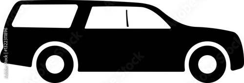 Car icon. Vehicle. Cars van Vector illustration. Transportation