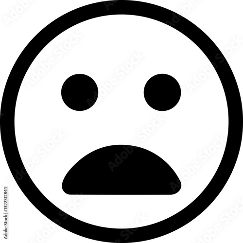 Emoji icon. Emoticon. Emotion. Face Gestures. Social Media. Crying, Sad, Angry, shocked facial expression.