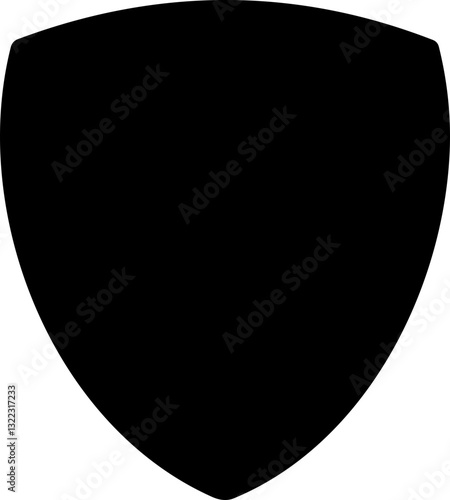 Protection security shield flat icon set. Safety safeguard and police badge signs. Quality defense symbol, law enforcement crest and secure guard emblem for safety design.