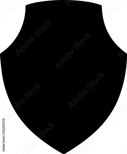 Protection security shield flat icon set. Safety safeguard and police badge signs. Quality defense symbol, law enforcement crest and secure guard emblem for safety design.