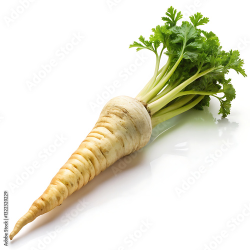 parsnip image isolated with white background