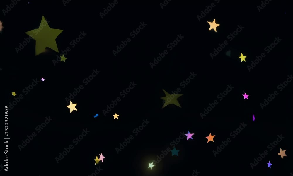 colorful star animation, colorful star animation,