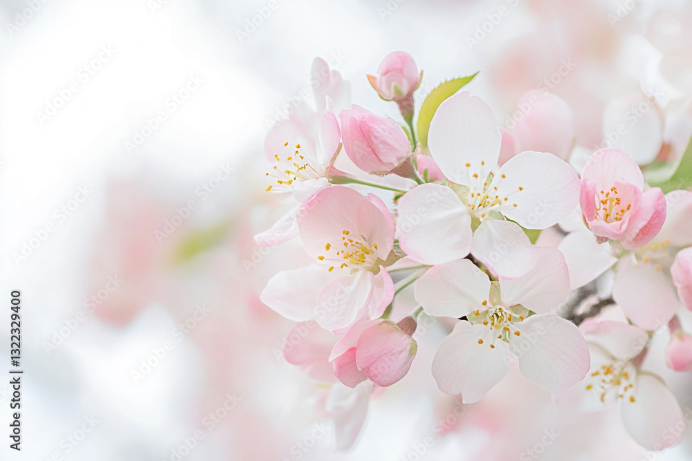Delicate pink apple blossoms spring flowers soft petals nature beauty tree bloom plant white macro Delicate pink apple blossoms spring flowers soft petals nature beauty tree bloom plant white macro