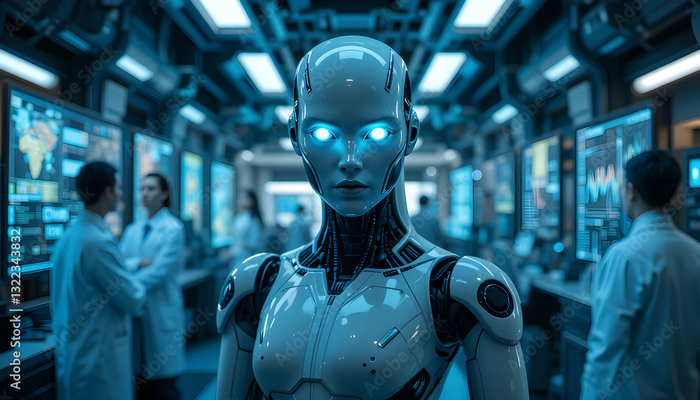 Advanced AI Robot Future of Technology Advanced AI Robot Future of Technology