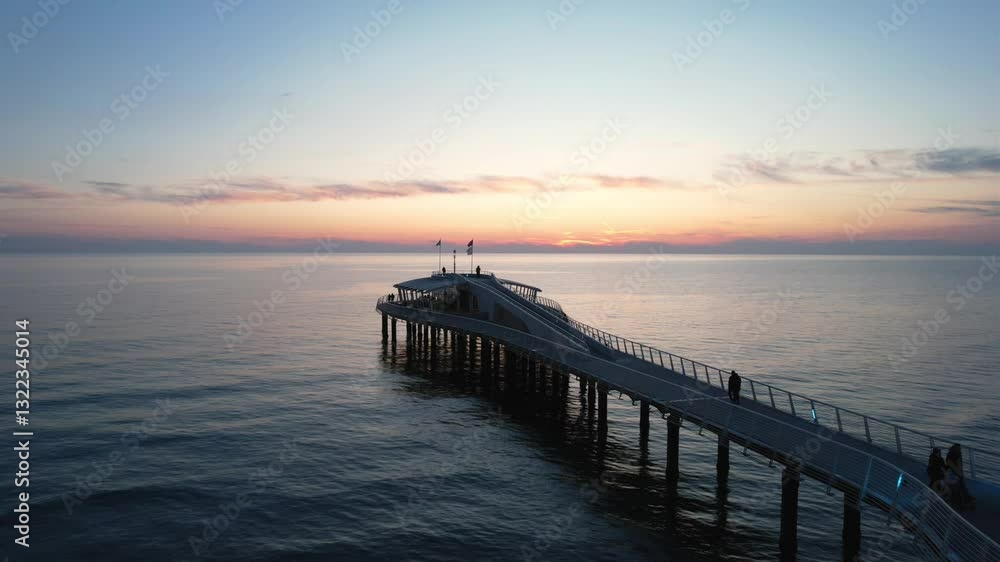 Aerial video documentation of the Lido di Camaiore pier Aerial video documentation of the Lido di Camaiore pier