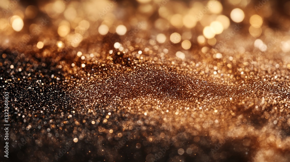 Beautiful abstract glitter lights brown and golden bokeh defocused blurred backdrop for holiday concept with clean lines and vibrant colors Beautiful abstract glitter lights brown and golden bokeh defocused blurred backdrop for holiday concept with clean lines and vibrant colors