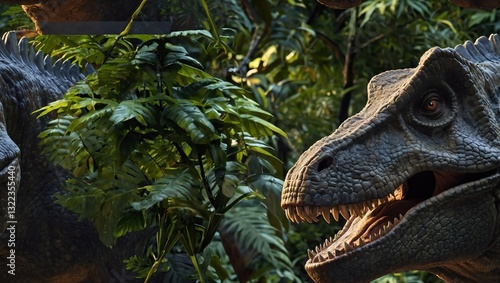 Dinosaur, Tyrannosaurus Rex in the jungle