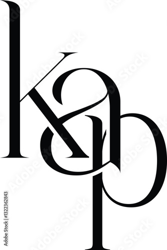 Vector kap fashion logo