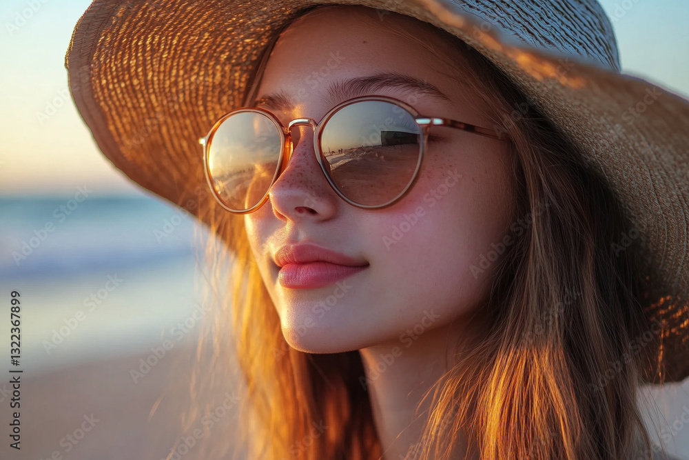 Fototapeta premium Girl with glasses