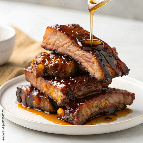 grilled pork ribs