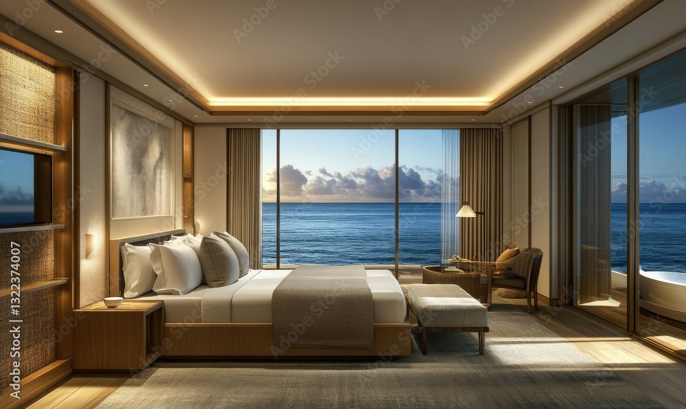 Breathtaking Oceanfront Suite with Private Waterfront View and Tranquil Atmosphere for Relaxation and Enjoyment in Tropical Paradise Setting Breathtaking Oceanfront Suite with Private Waterfront View and Tranquil Atmosphere for Relaxation and Enjoyment in Tropical Paradise Setting