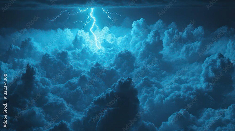 Storm Clouds Illuminated by Lightning Storm Clouds Illuminated by Lightning