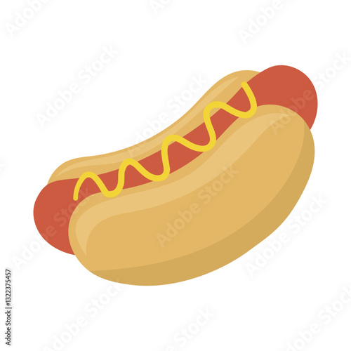 hot dog vector illustration