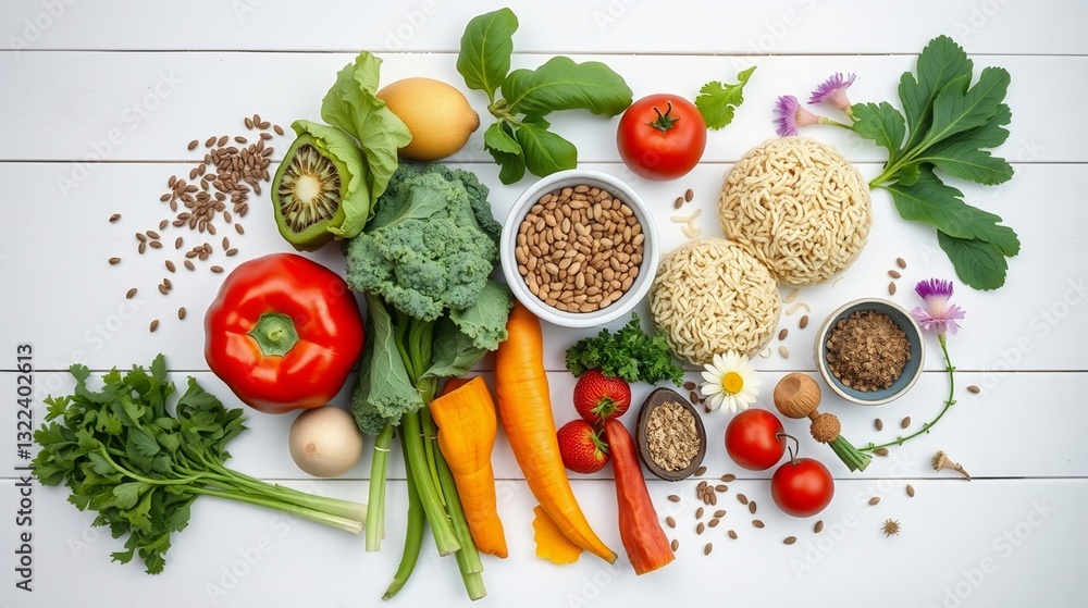 Fresh and Nutritious Ingredients for Healthy Cooking Fresh and Nutritious Ingredients for Healthy Cooking