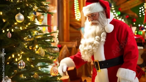 santa claus with gifts