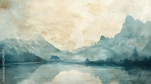 Paper background landscape