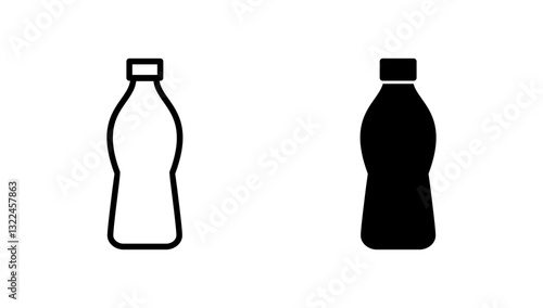 Bottle icon vector. bottle sign and symbol