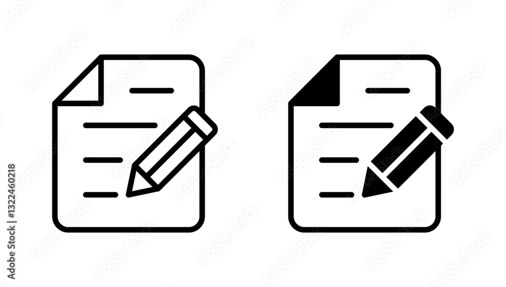 Note icon vector. notepad sign and symbol Note icon vector. notepad sign and symbol