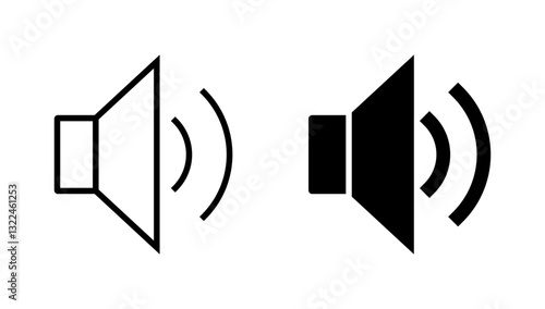 Speaker icon vector. volume sign and symbol. loudspeaker icon. sound symbol