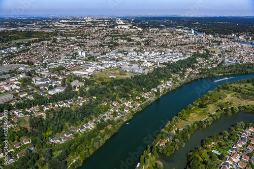 Photo aérienne de Corbeil-Essonnes (91)
