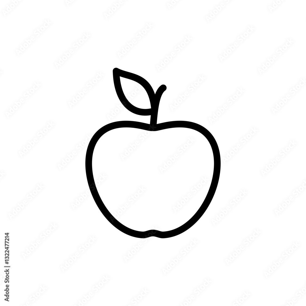 Apple icon vector illustration. Apple sign and symbols for web design. Apple icon vector illustration. Apple sign and symbols for web design.