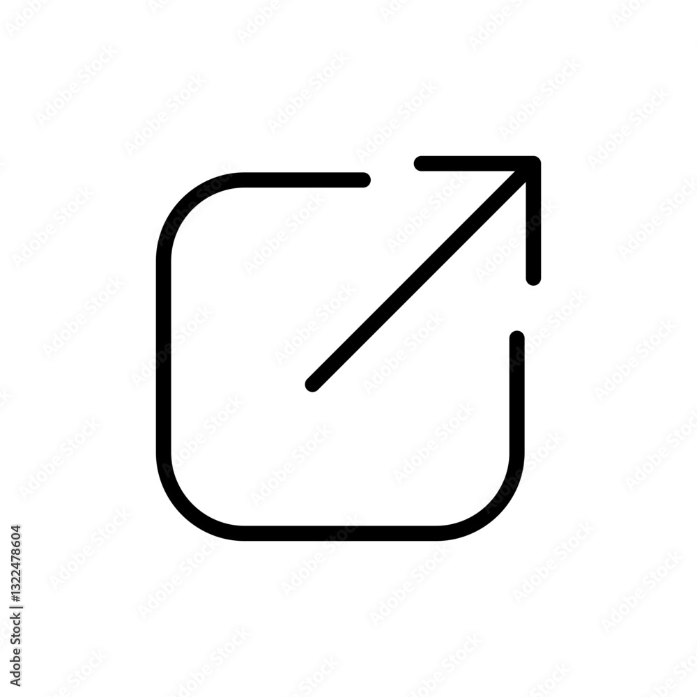 External link icon vector illustration. link sign and symbol. hyperlink symbol External link icon vector illustration. link sign and symbol. hyperlink symbol