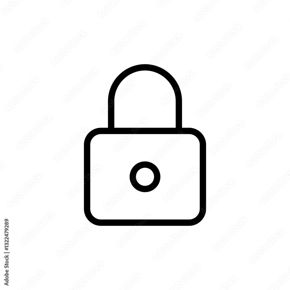 Lock icon vector illustration. Padlock sign and symbol. Encryption icon. Security symbol Lock icon vector illustration. Padlock sign and symbol. Encryption icon. Security symbol