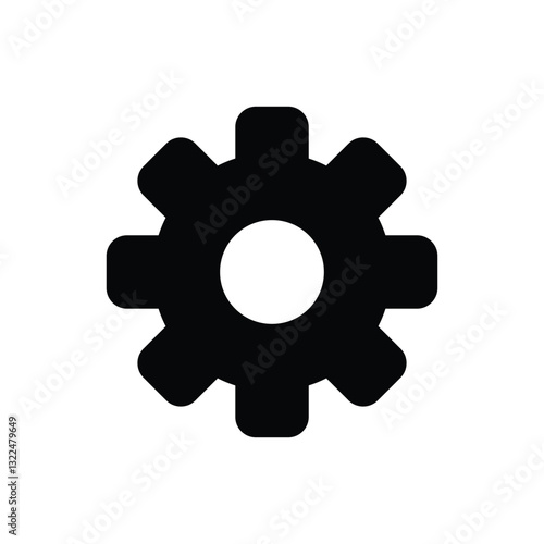 Settings Gear vector icon