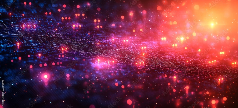 Fototapeta premium Global vision of the cyberspace