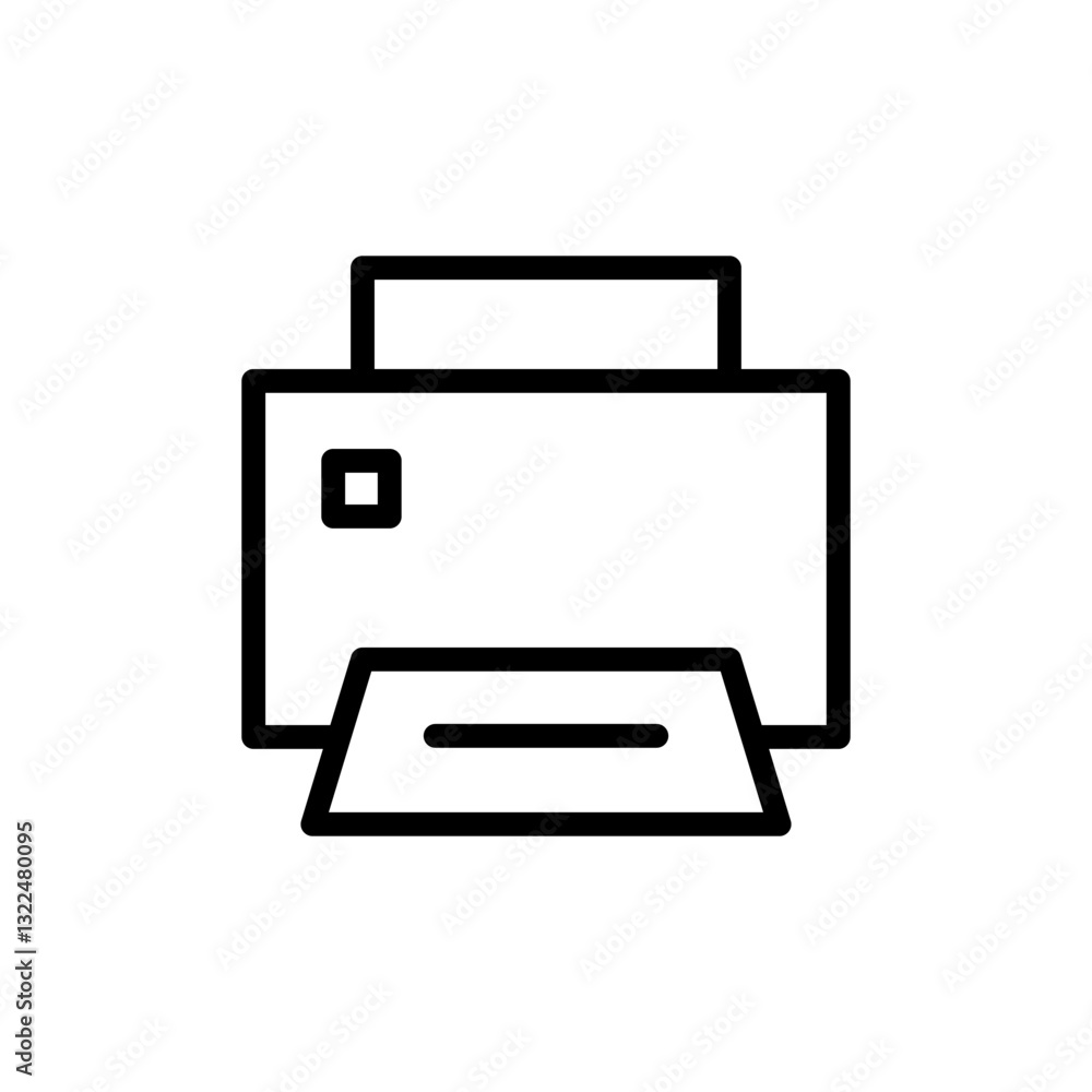 Print icon vector illustration. printer sign and symbol Print icon vector illustration. printer sign and symbol
