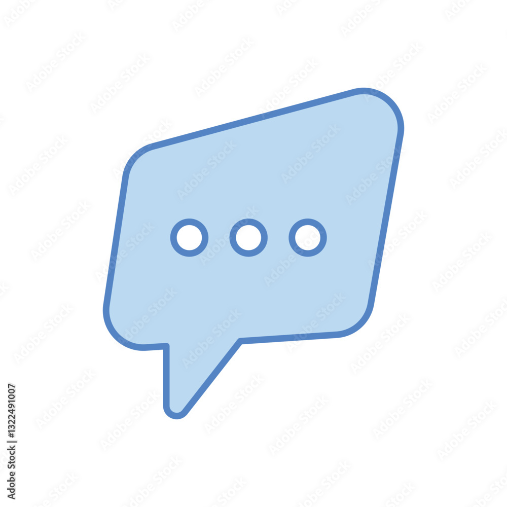 Chat Bubble vector icon Chat Bubble vector icon