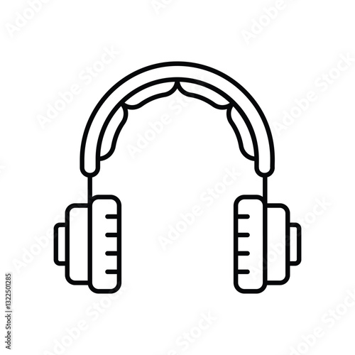 Headphones  vector icon