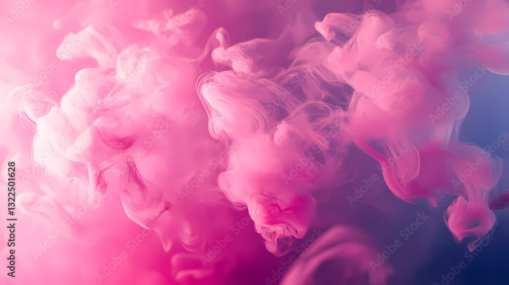 Soft luminescent smoke materializes in a vibrant pink hue , ambient, smoke, soft. Hazy Luminescence. Illustration Soft luminescent smoke materializes in a vibrant pink hue , ambient, smoke, soft. Hazy Luminescence. Illustration