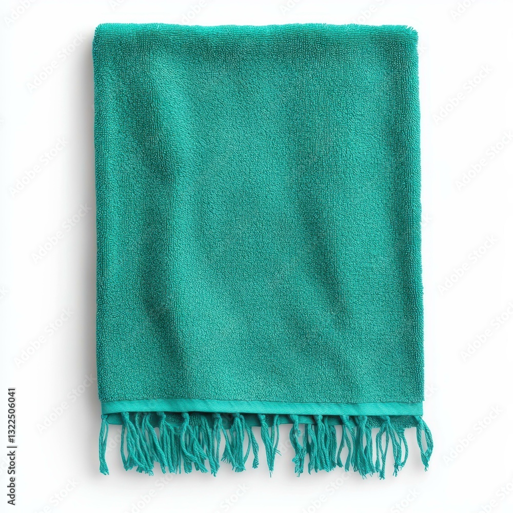 Fototapeta premium Soft, durable hammam towel in vibrant color, perfect for beach or bath use. Lightweight and compact for easy travel.
