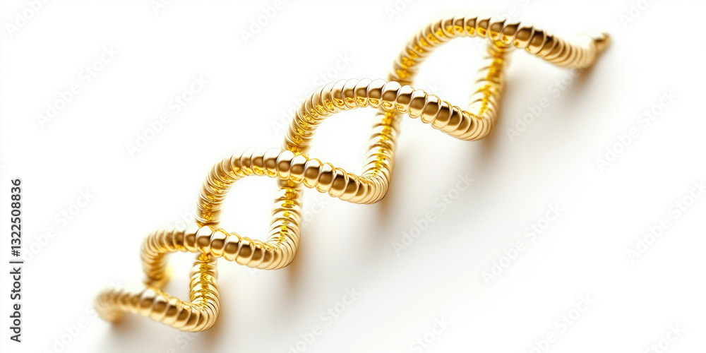 3d illustration of gene structure. Genome editing for the treatment of inherited diseases 3d illustration of gene structure. Genome editing for the treatment of inherited diseases
