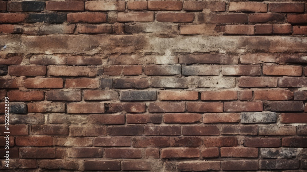 Rough Old Brick Wall Background with Grunge Texture and Brickwork Pattern Perfect for Various Creative Projects Rough Old Brick Wall Background with Grunge Texture and Brickwork Pattern Perfect for Various Creative Projects