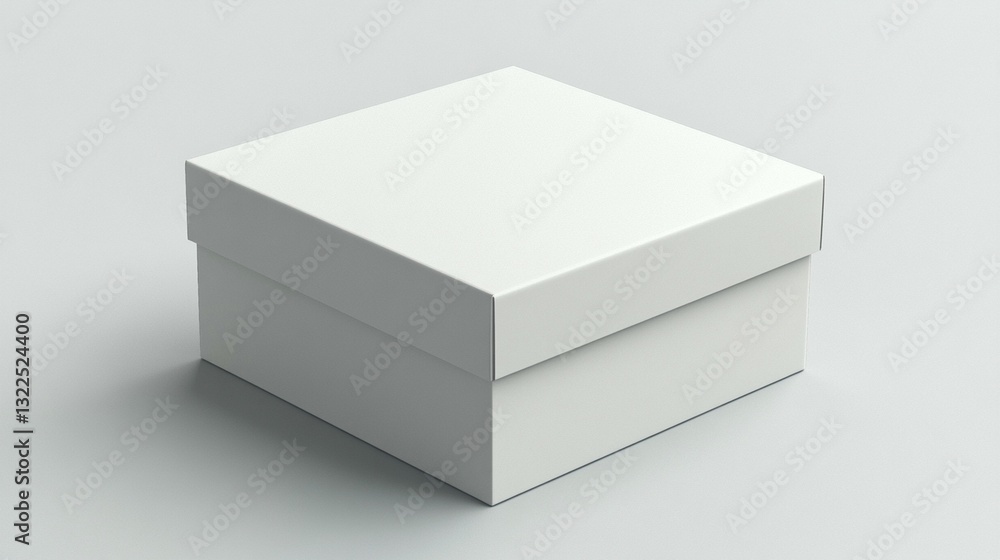 A clean, simple, white square box isolated on a light grey background. A clean, simple, white square box isolated on a light grey background.