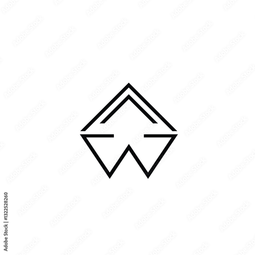Aw monogram logo 