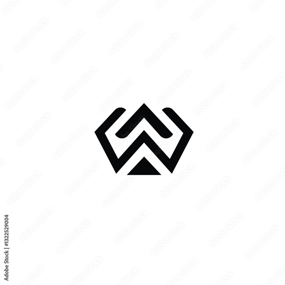 Aw monogram logo Aw monogram logo