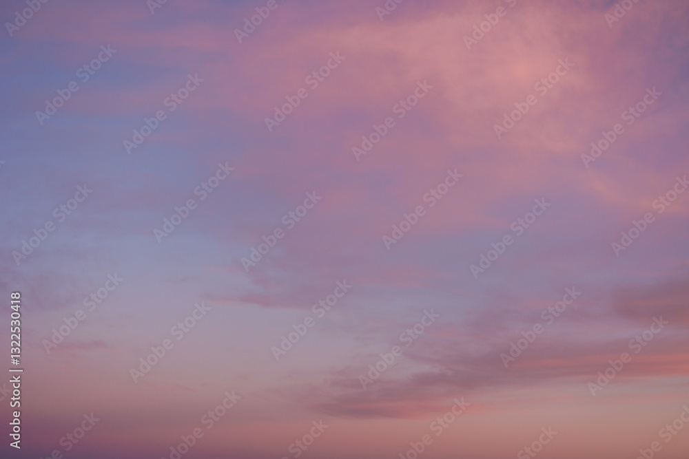 Fototapeta premium cotton candy sunset sky
