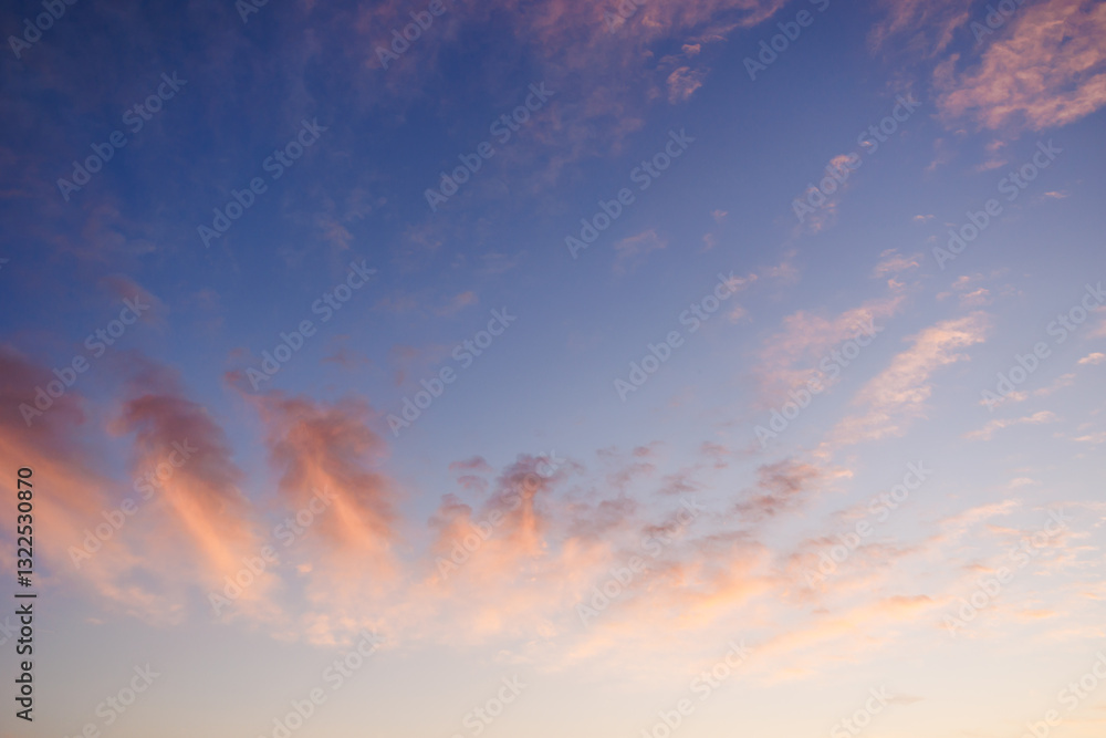 Fototapeta premium sunset sky with clouds