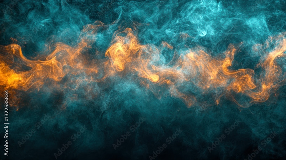 Fototapeta premium Abstract Smoke Mixture Background