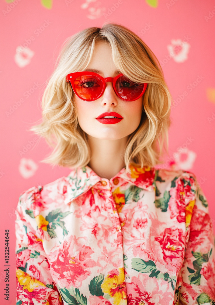 Fototapeta premium glamour woman in sunglasses