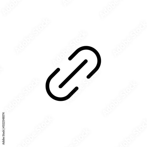 A Simple Yet Powerful Symbol Of Connection And Unity, Depicted In Bold Black Lines Against A Clean White Background, Conveying A Sense Of Strong Linkage And Effortless Communication