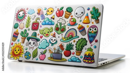 Laptop Skin with Doodle Design